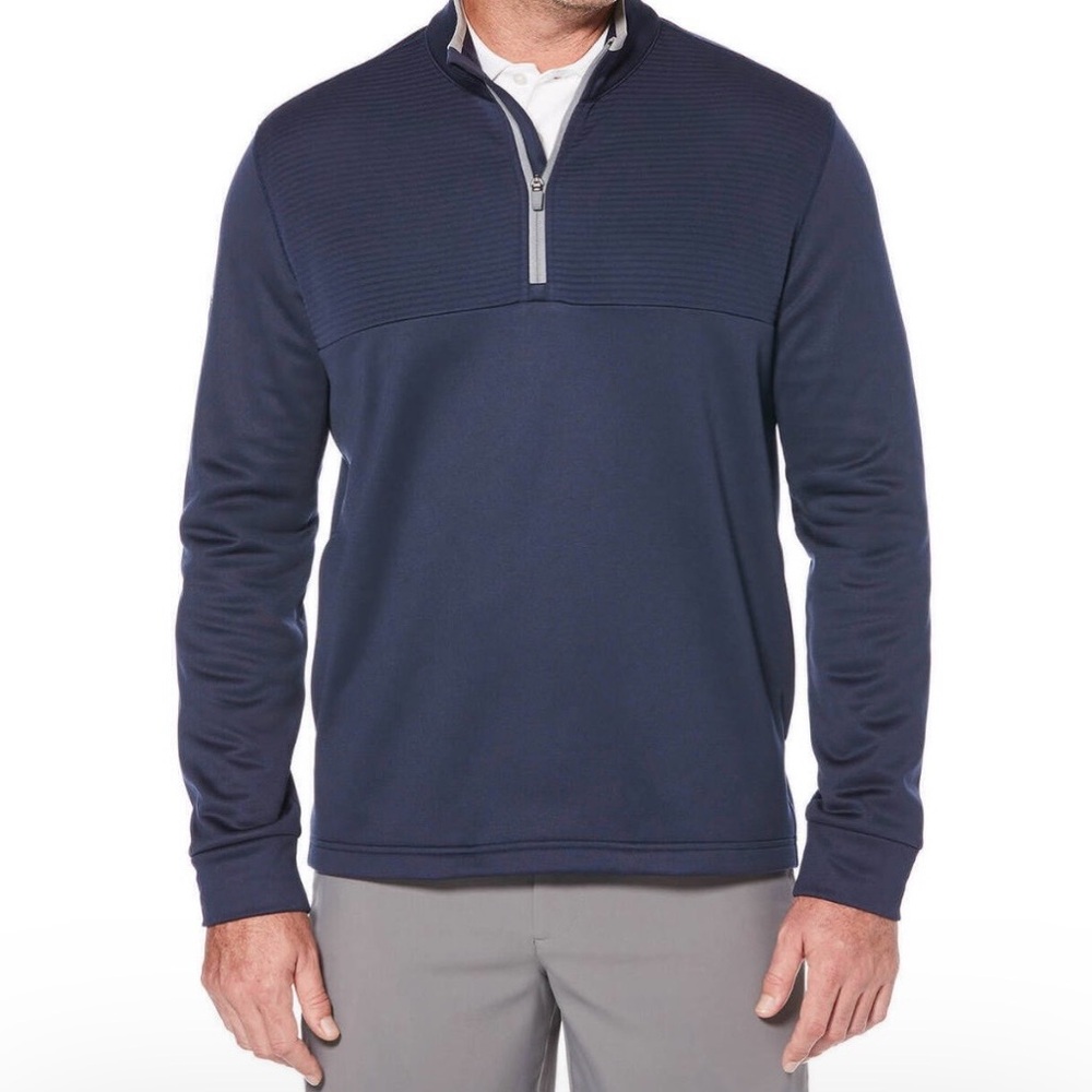 Men's Navy Quarter-Zip Pullover